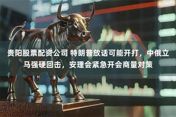 贵阳股票配资公司 特朗普放话可能开打，中俄立马强硬回击，安理会紧急开会商量对策